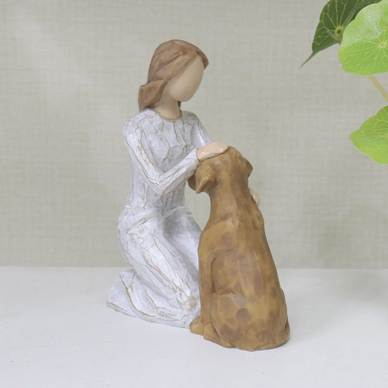 Girl and Dog Friendship