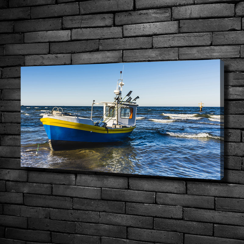Cutter At Sea - Wrapped Canvas Print