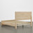 Farmhouse High Headboard Wood Platform Bed-368227450-368227444