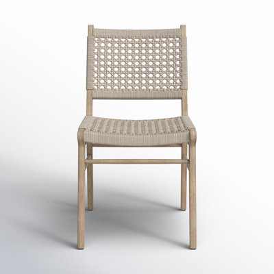 Umbria Teak Patio Dining Side Chair by AllModern