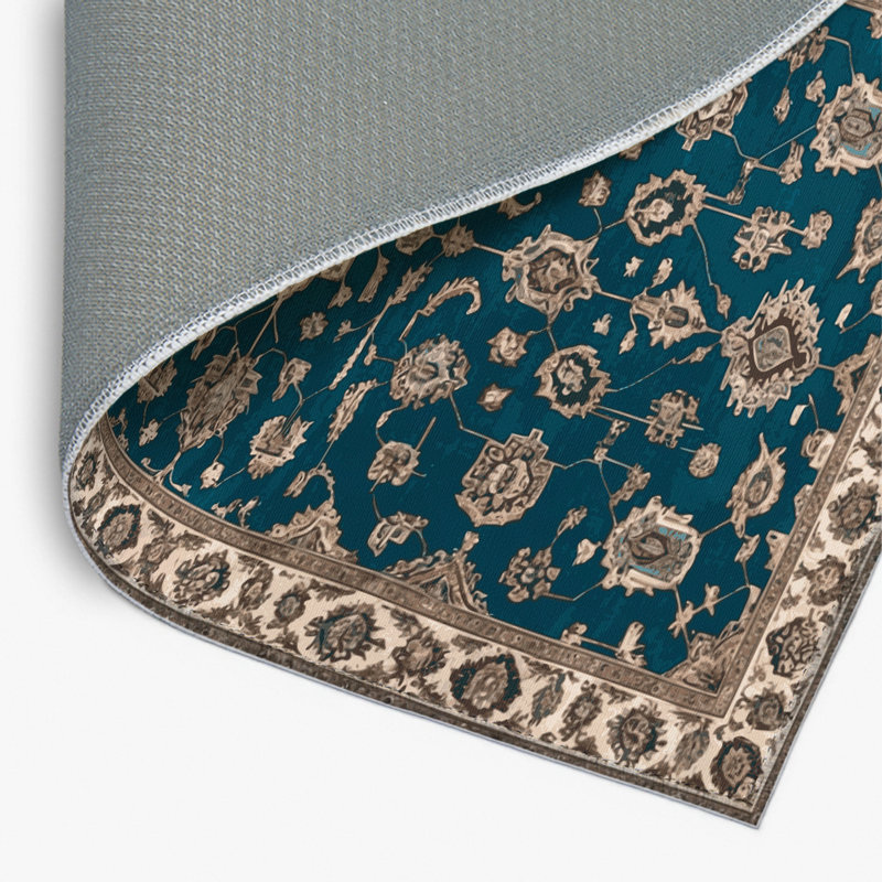 Tapis gris d'intérieur et d'extérieur Tabriz, Rectangulaire 2 pi x 3 pi
