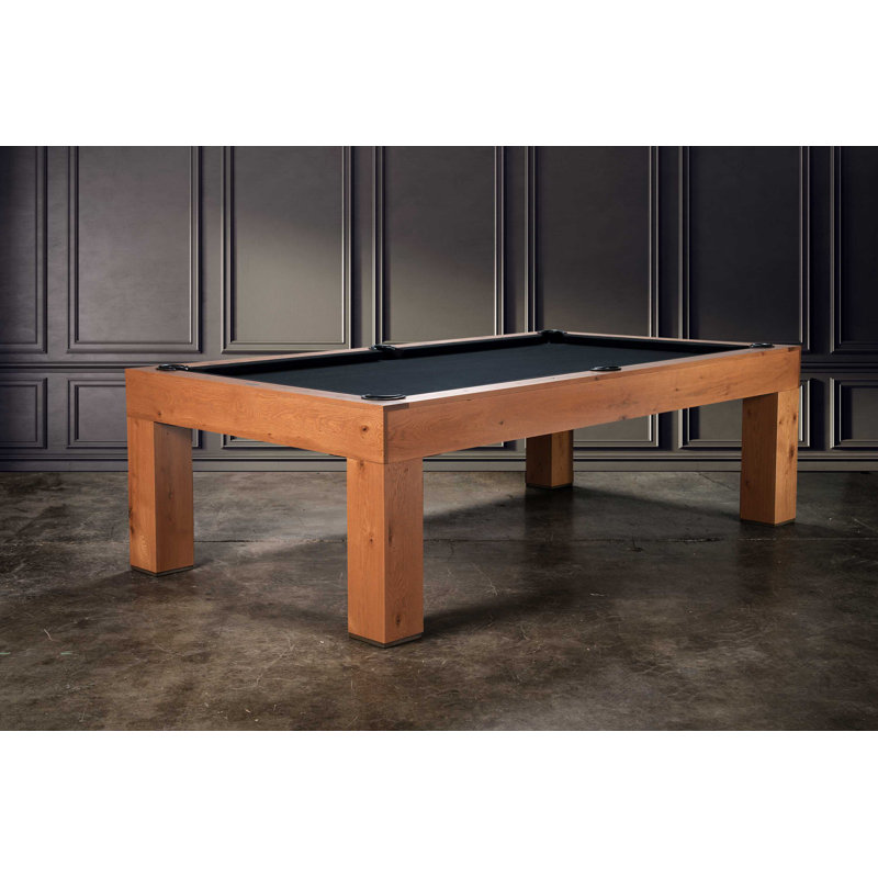 Doc & Holliday Parsons Pool Table In Rustic White Oak