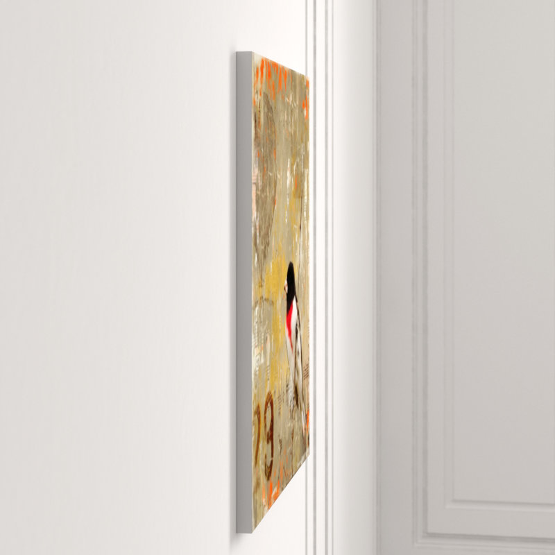 Aves 29 Print by Zoey Riley, 58" H x 47" W, Glass Coat