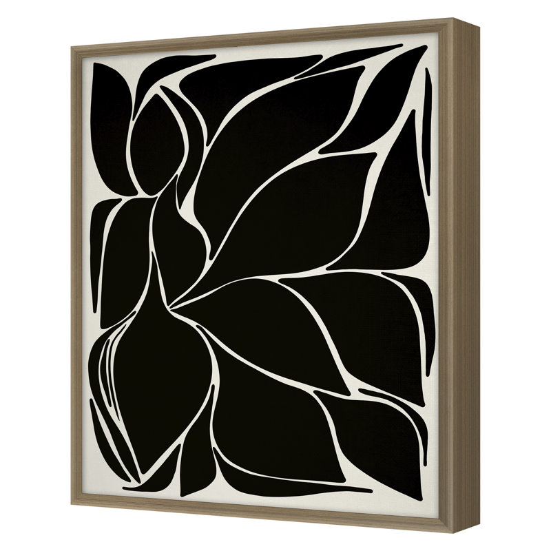 "Deep Floral 3" par Bock, Alicia, H 30 po x l 24 po, Doré