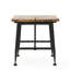 Table de bout en bois et métal
