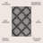 Hysell Ornate Medallions Black/Ivory Indoor/Outdoor Rug-386454277