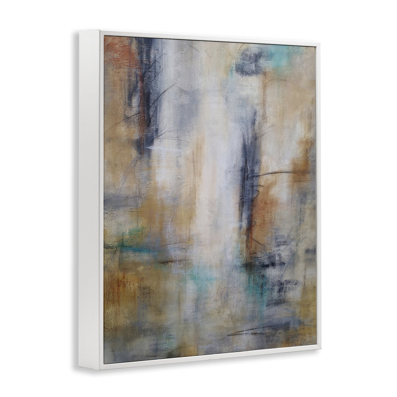 Giclée encadrée par Desert Fade Abstraction, design par Michelle Hutchins, H 30 po x l 24 po