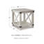Table de bout avec rangement Auberon