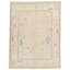 Tapis turc Oushak 9 x 12 beige et ivoire
