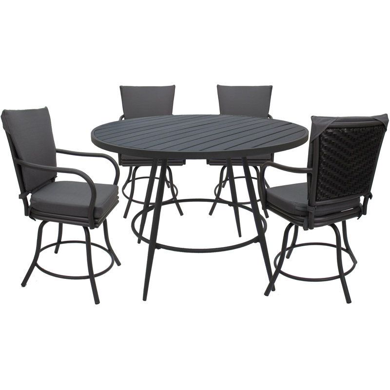 Ensemble repas pour 4 personnes Soter, Gris, Gris