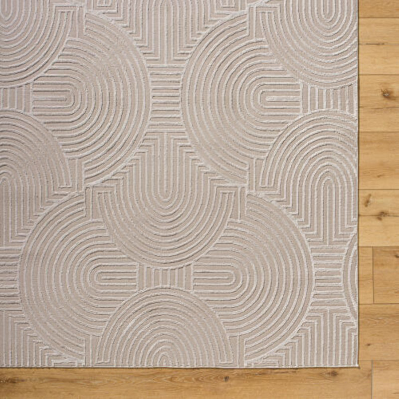Tapis tissé à la machine Olivyah, Rectangle 1 pi 11 po x 3 pi 9 po