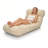 Extra Comfy Sleeper Chaise Lounge Chair Indoor, Adjustable Recliner Floor Lounger, Plush Futon Chair Bed For Yoga, Gaming, Meditation & Reading Nook-897626822