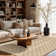Outdoor Jute-Look Checkered Rug Tan/Brown_MGE2310