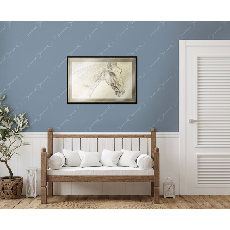 Bridal III 33' L x 20.5" W  Wallpaper Roll, Roan