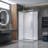 Vienna 48 in. x 32 in. x 78.6 in. Semi-Frameless Rectangular Shower Kit in Chrome with Wall Panels and Base -120146726