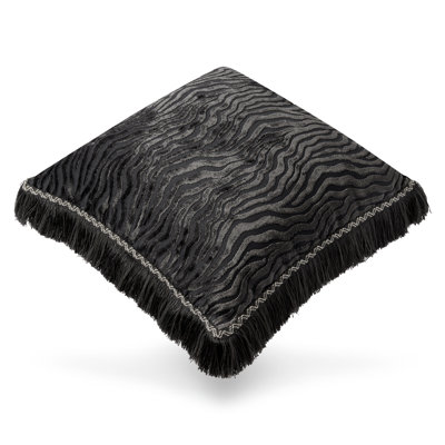 Housse et insert de coussin carré gris anthracite chic