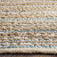 Tapis bleu en jute / coton tissé à la main Doleman-79188718