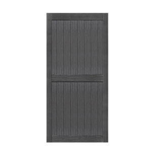 MDF Barn Door, Solid Barn Door Slab Covered with Water-Proof PVC Surface, Simple assembly, Door Only