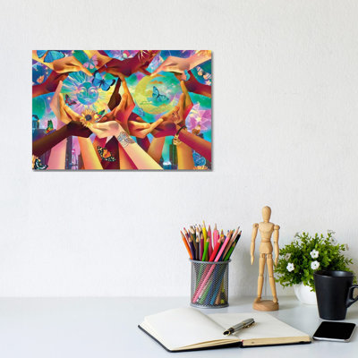 «Love Wins» - Giclée sur toile tendue avec châssis