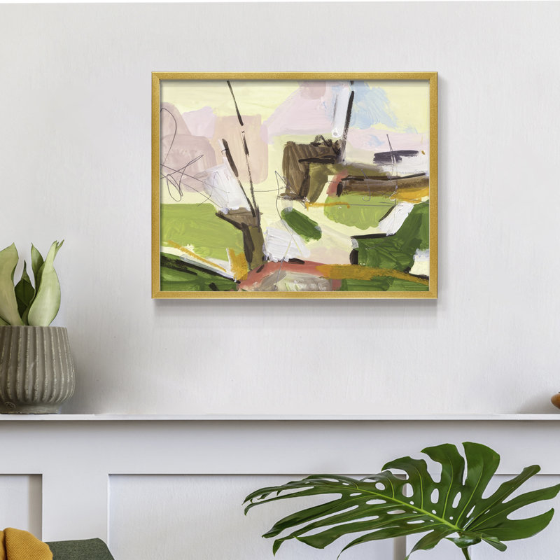 Sunlit Riverbed II -Framed Print - Restickable