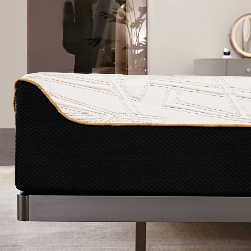 Luck Home 10-inch Ice Silk Cooling Gel Mattress (with Ventilated MDI Memory Foam), King