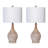 Feil 24.75" Table Lamp Set with USB-1415350855