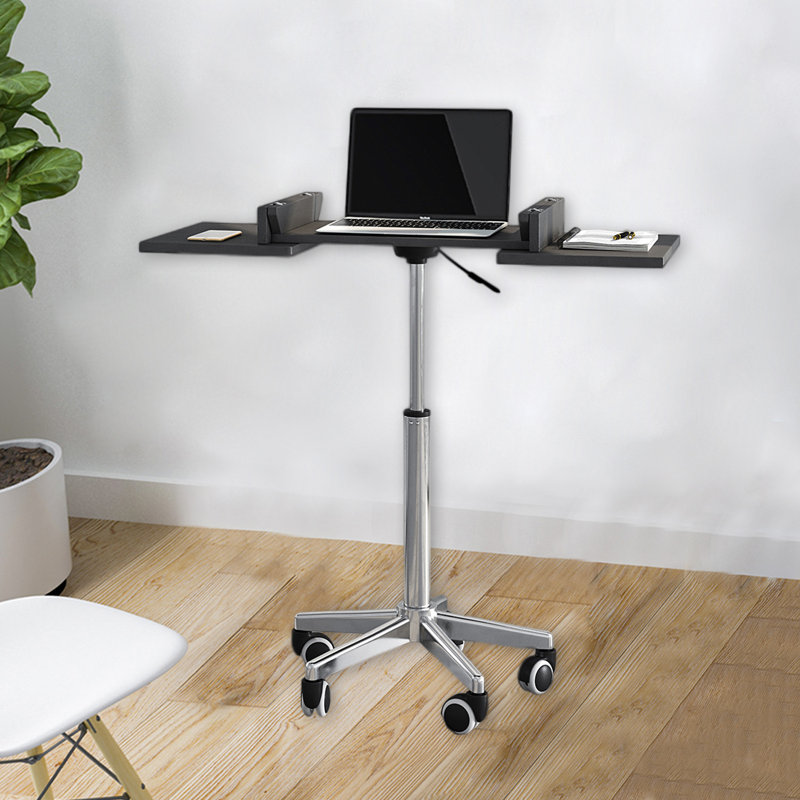 Eric 35.75'' H x 18.5'' W Laptop Cart with Wheels