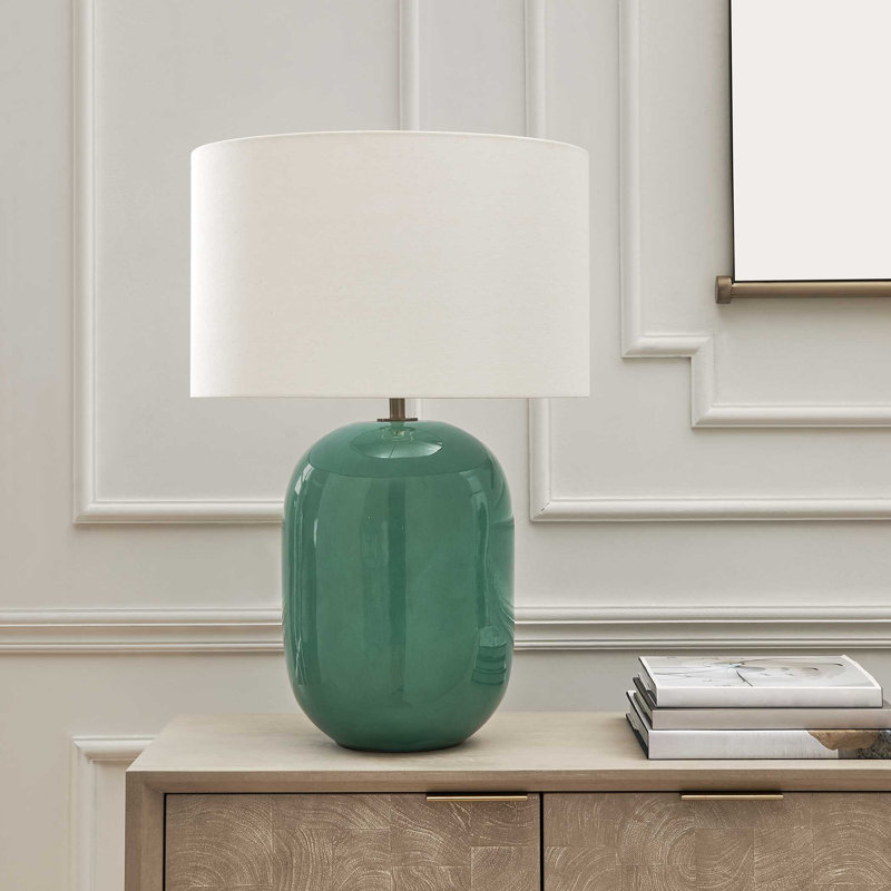 Uttermost Hollis Teal Table Lamp