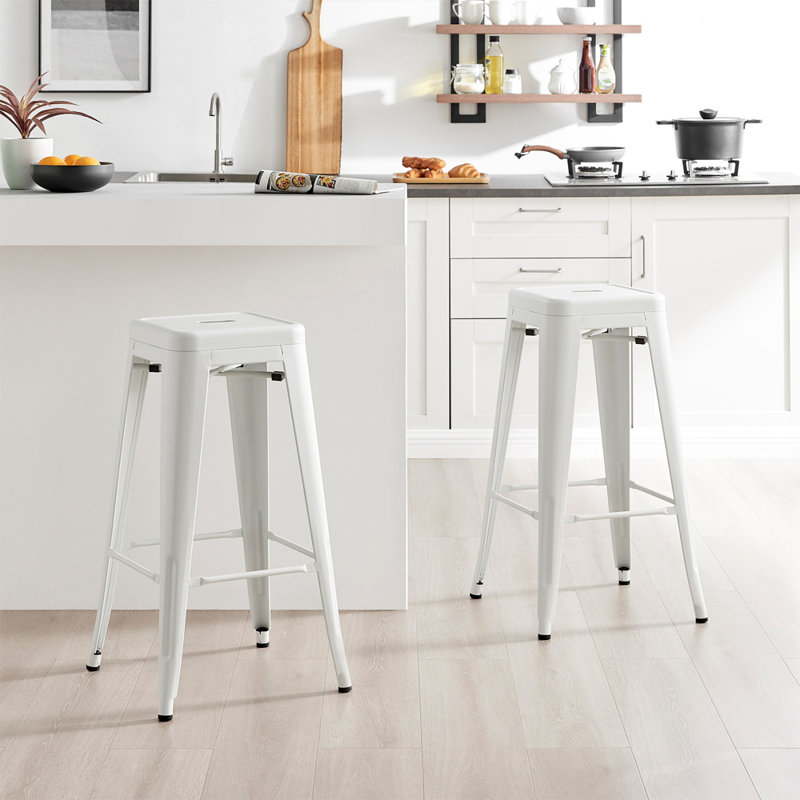 Tabouret de comptoir 26 po, Blanc