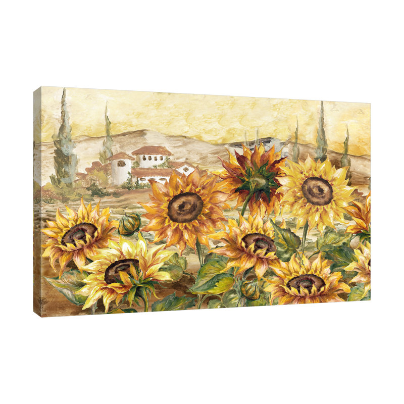 « tournesol », reproduction sur toile tendue, 10 po x 15 po