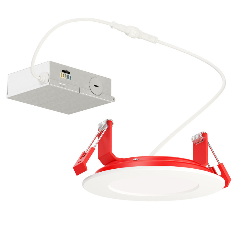Plafonnier Slim, H 2,5 po x l 5 po x P 5 po, 9 W