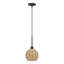Mini-luminaire suspendu en bronze 1 lumière Summervine-132211283