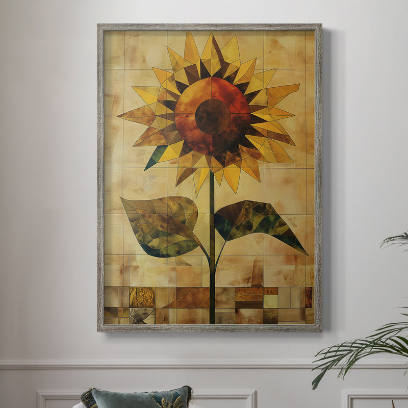 «FLORAL Series CDL XXXVII», reproduction encadrée - bois massif, H 21 po x l 17 po