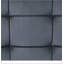 Repose-pieds rectangulaire gris et gris sable