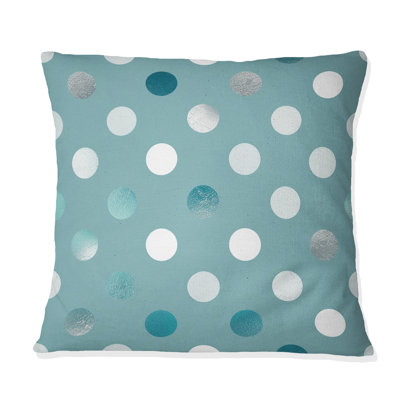 Glam Poka Dots - Glam Throw Pillow