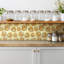 Asuka 30x30 cm Pvc Mosaic Sheet in Yellow