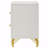 2-Drawer Bedroom Nightstand, Bedside Nightstand Table