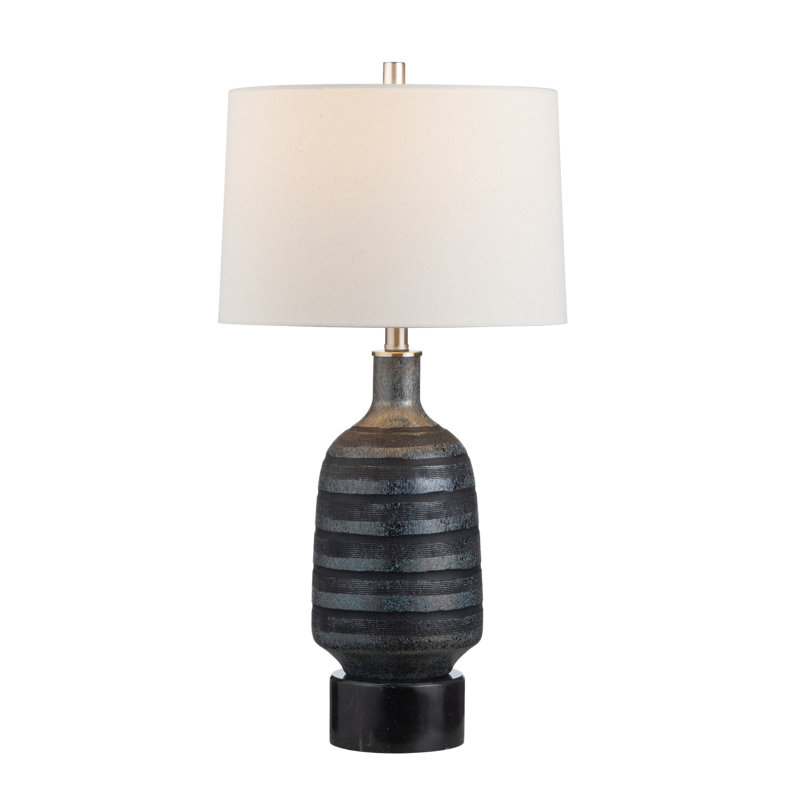 Lampe de table en verre
