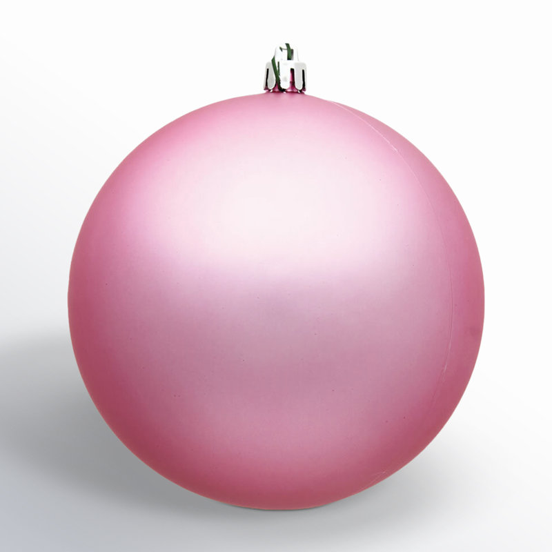 Boule incassable 4 po, Rose mat