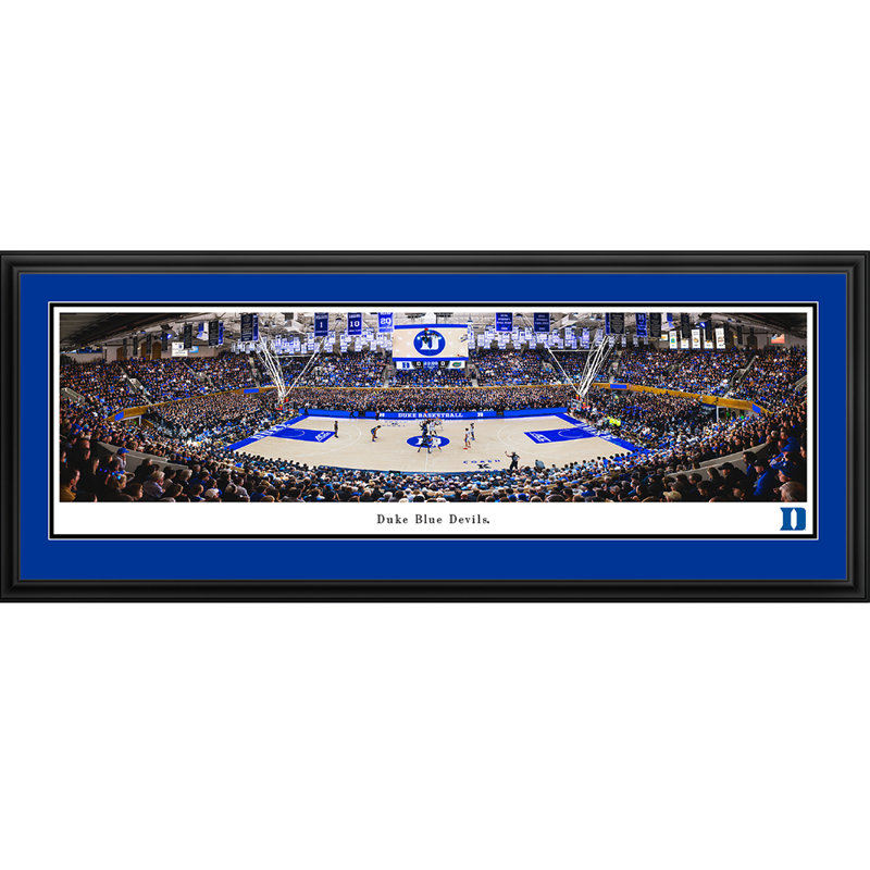 Duke Blue Devils Basketball - Deluxe Frame, Framed with Double Mat