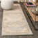 Stickney Floral Medallion Chambray Blue/Ivory Rug