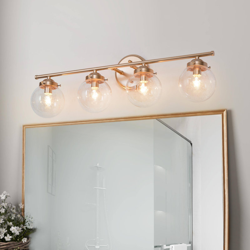 Anamda Dimmable Vanity Light, 4, Light Gold