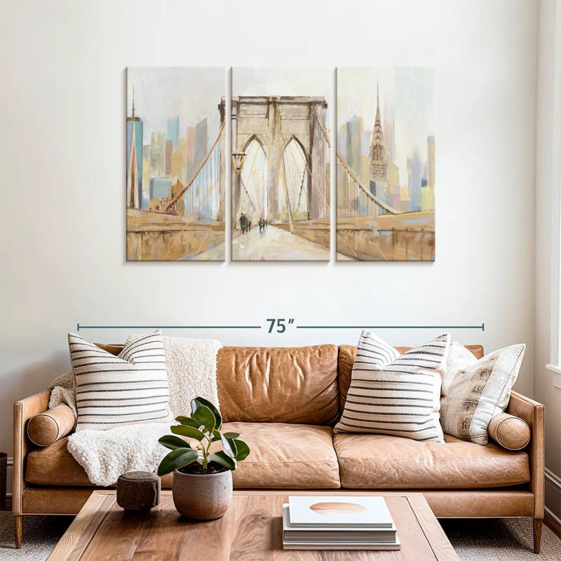 Lilie The Brooklyn Bridge Walkway, 36" H x 57" W