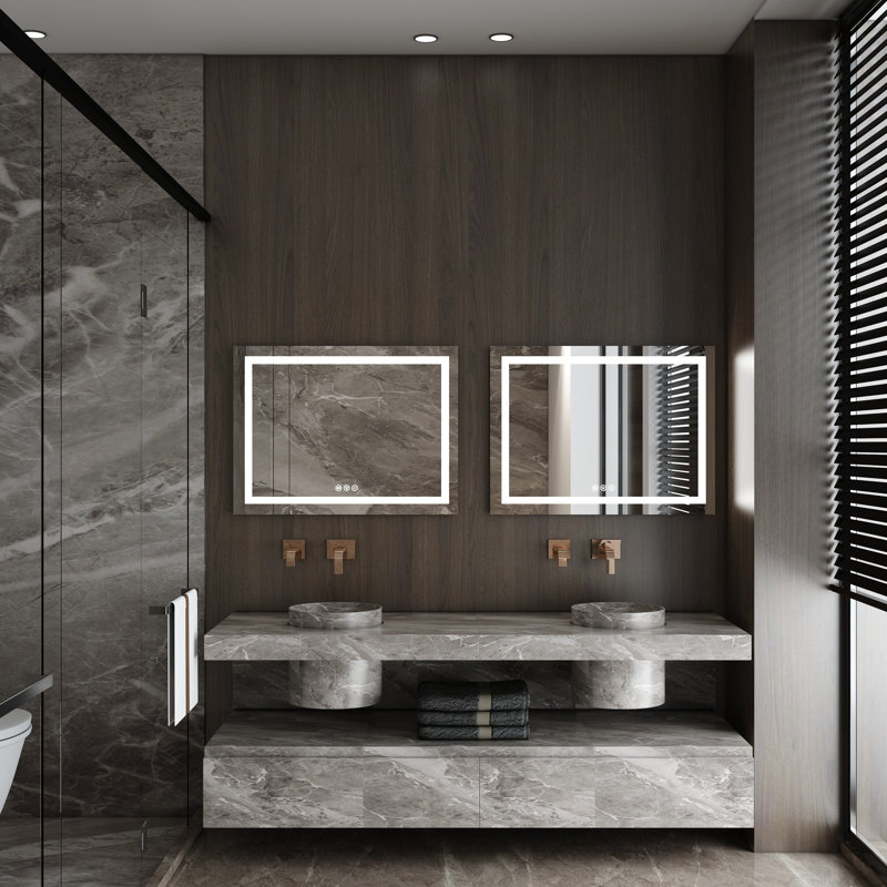 Miroir Donesia, 24 po x 31,5 po, Rectangle