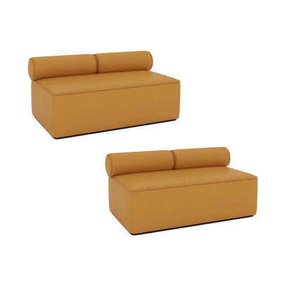 Minwoo 51.2 " Faux Leather Loveseat