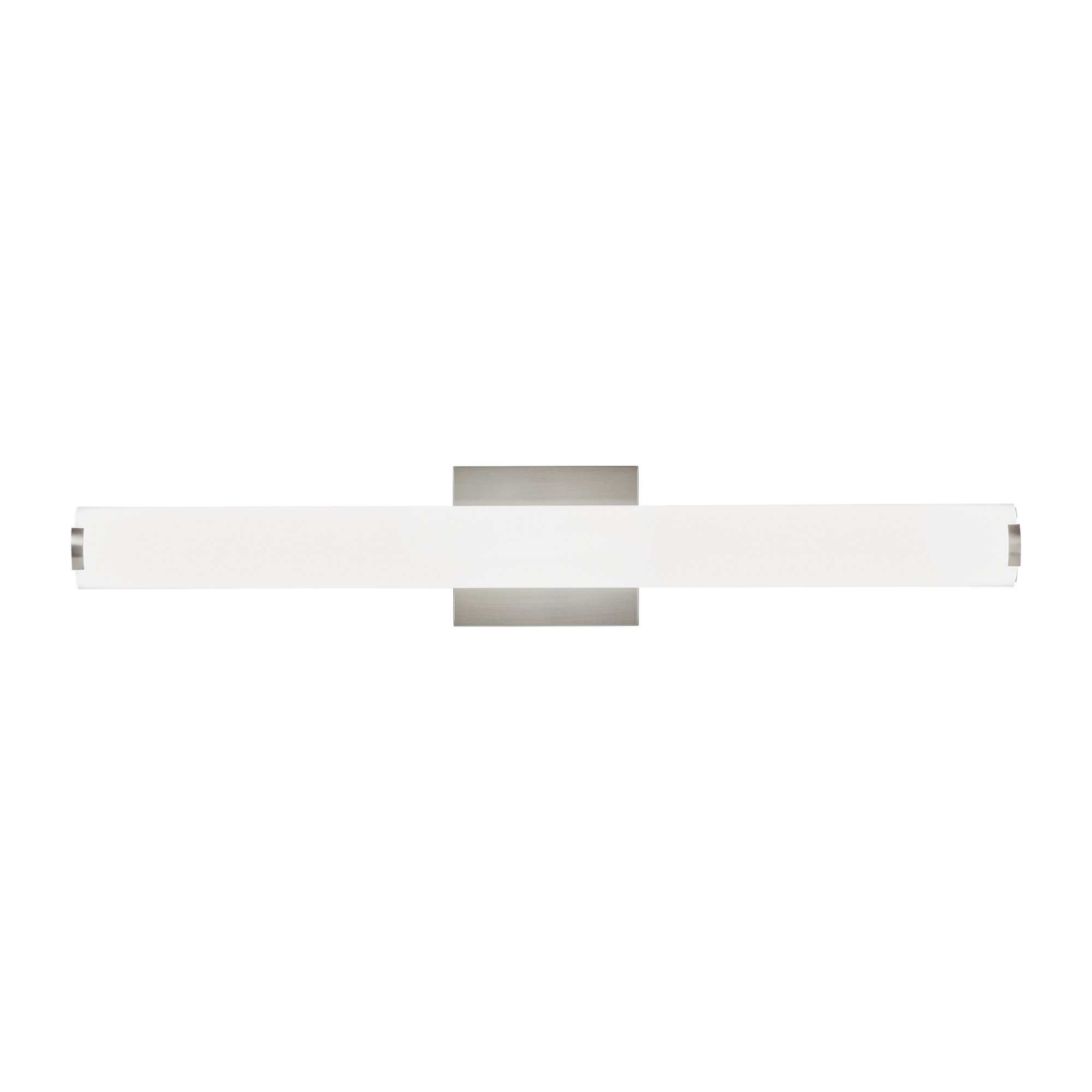 Finn Single Dimmable LED Bath Bar, 3500, Satin Nickel