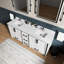 80 po Meuble-lavabo double X 22 avec 30 miroirs - 2 armoires et 5 tiroirs pour un rangement moderne entièrement assemblé