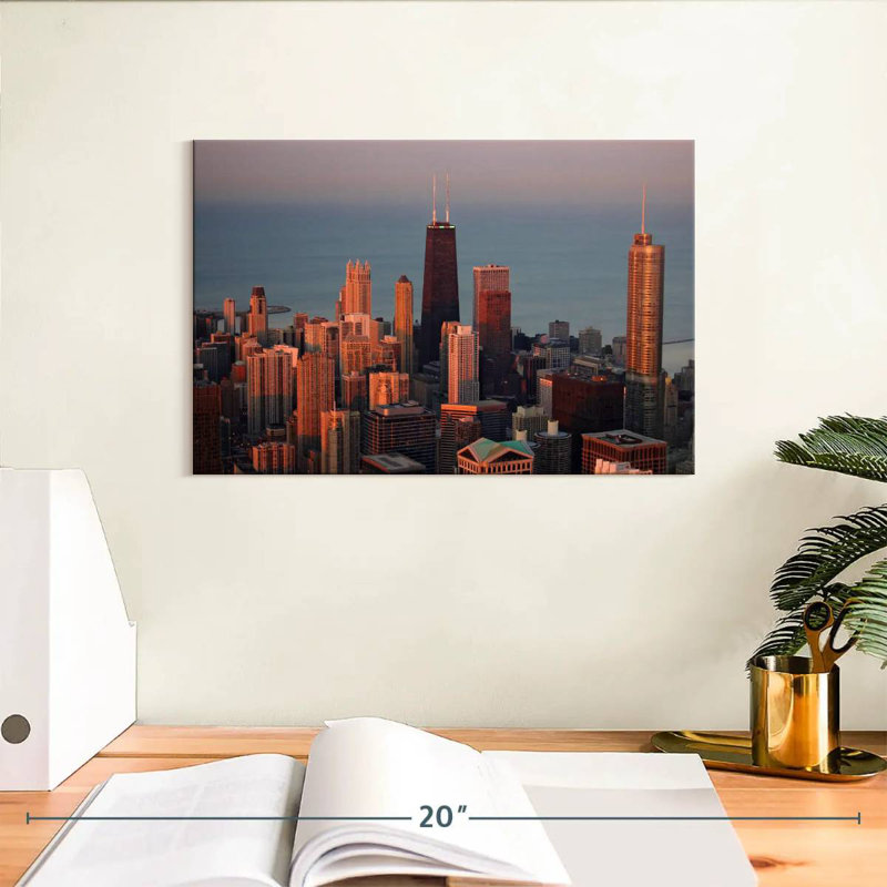 Sirci Chicago Sunset Glow, H 8 po x l 12 po