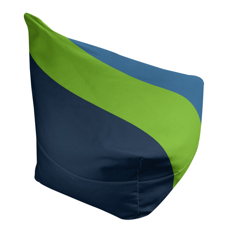Housse de sac de pois standard Utah, Bleu minuit / vert aurore / bleu lac, 2 po x 38 po x 42 po