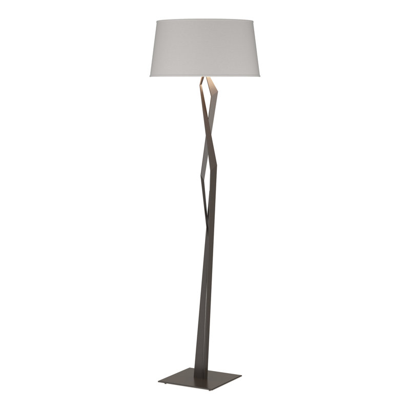 Facet 66" Novelty Floor Lamp, Flax, Oil Rubbed Bronze